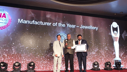 KGK Group wins the ‘Manufacturer of the Year – Jewellery’ award at JNA Awards 2017